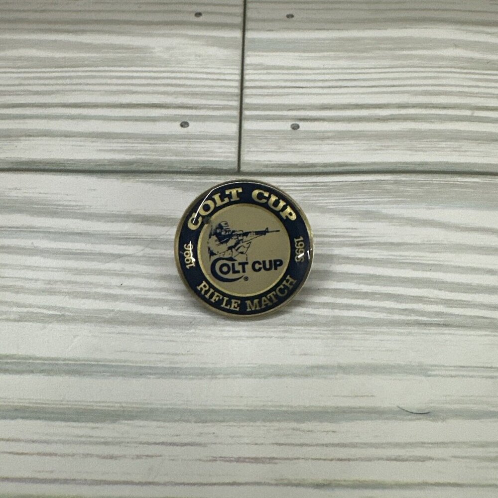 Colt Firearms Colt Cup Rifle Match 1996 Pin Vintage